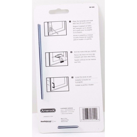 Amerock Hardware Alignment Template For Cabinet Doors 3 inch to 128mm Widths - Picture 2 of 3